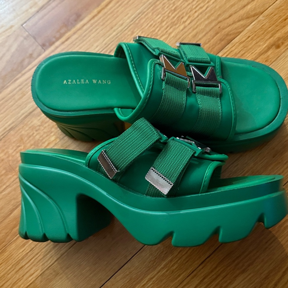 Azalea Wang Platform Heeled Sandals 41